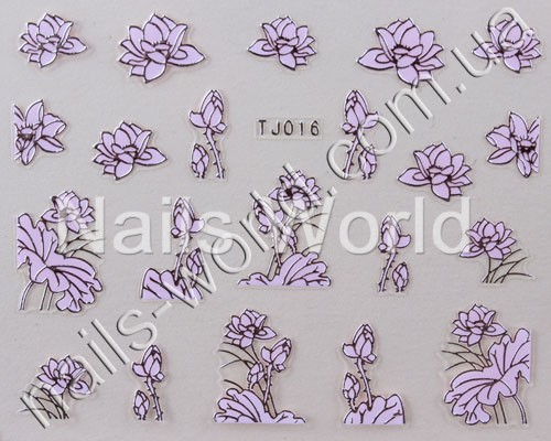 Stickers pink-silver №016