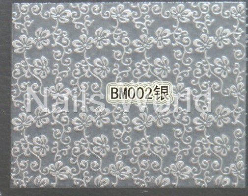 Silver stickers BM-002
