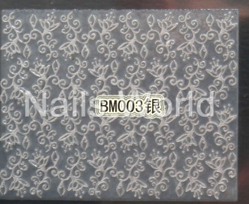 Срібні наклейки BМ-003