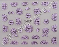 Stickers pink-silver №023
