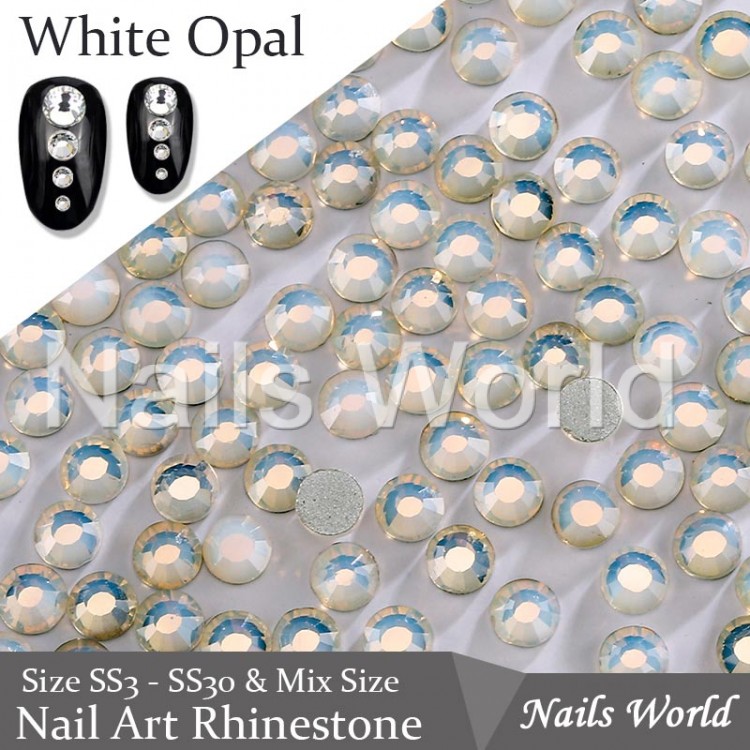 White Opal, 100pcs