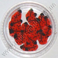 Fimo ladybug, 50 pcs.