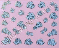 Stickers blue-gold №001