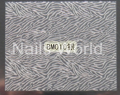 Срібні наклейки BМ-010