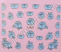Stickers blue-gold №003