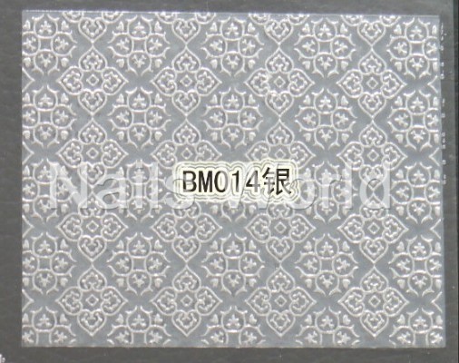 Наклейки срібні BМ-014