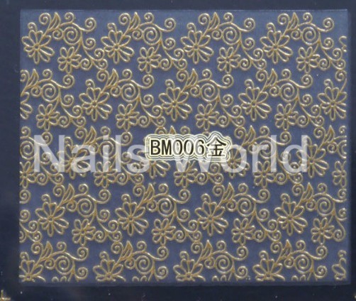 Gold stickers BM-006