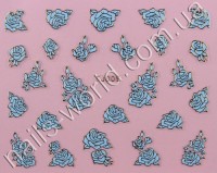 Stickers blue-gold №009