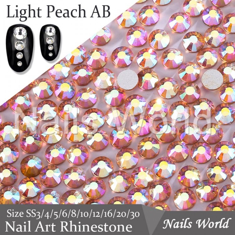 Light Peach AB, 100pcs