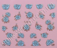 Stickers blue-gold №011
