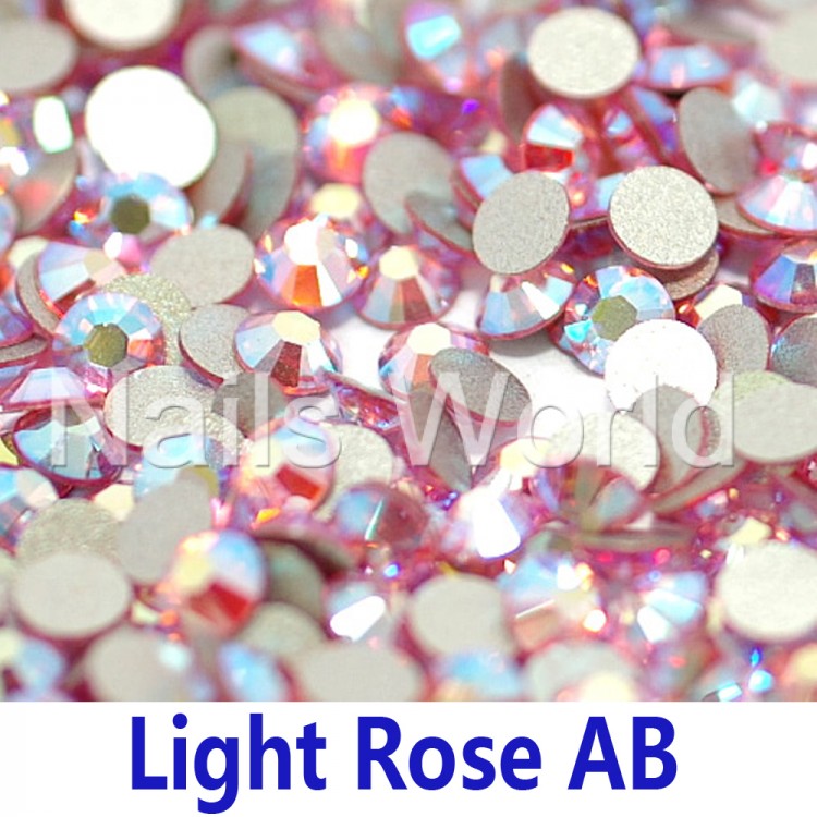 Light Rose AB, 100pcs