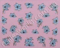 Stickers blue-gold №021