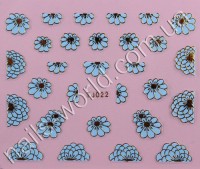 Stickers blue-gold №022