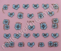 Stickers blue-gold №024