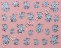 Stickers blue-silver №002