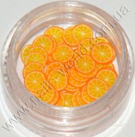 Fimo fruit Orange, 50 pcs.