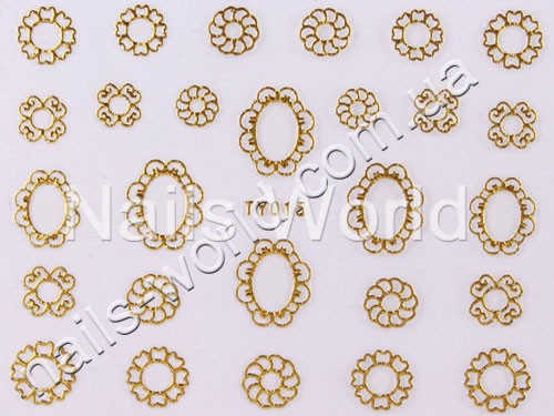 Gold stickers №015