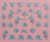 Stickers blue-silver №012