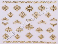 Gold stickers №024