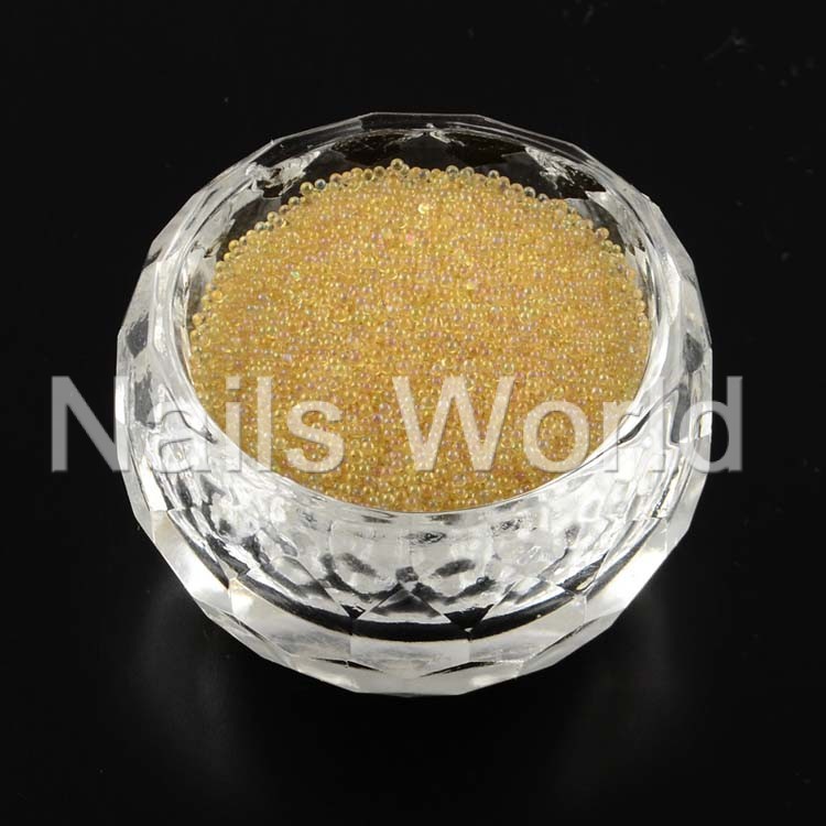 Crystal beads Gold AB