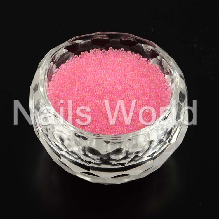 Crystal beads Hot Pink AB