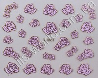 Rose gold stickers №001