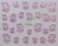 Rose gold stickers №002