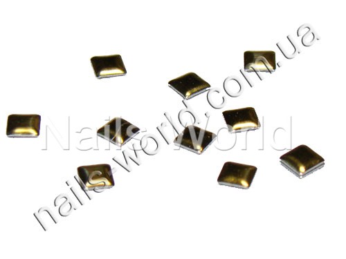Metal jewelry &quot;Square&quot;, 10 pieces