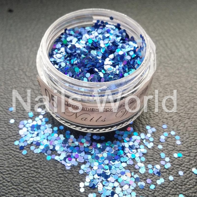 Блестки-бриллиант 1мм, №005 new
