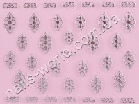 Silver stickers №020