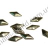 Metal jewelry "Rhombus", 10 pieces