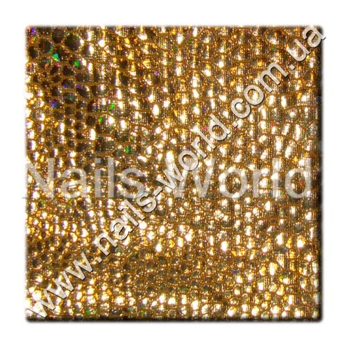 Fabric &quot;Snakeskin&quot; gold