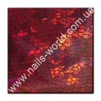 Fabric "Snakeskin" red