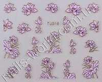 Rose gold stickers №016