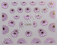 Rose gold stickers №022