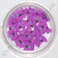 Fimo butterfly (lilac), 50 pcs.
