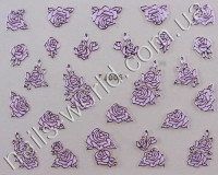 Stickers pink-silver №009