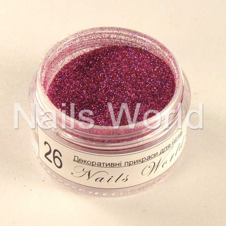 Glitter "Nails World" №026