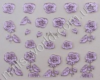Stickers pink-silver №010
