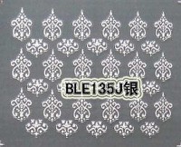 Silver stickers №135