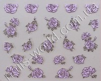Stickers pink-silver №011