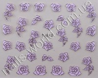 Stickers pink-silver №012