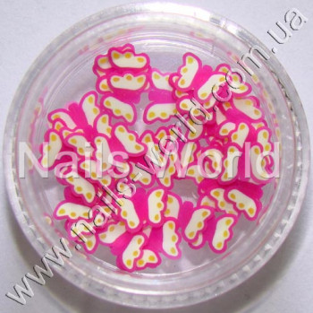 Фимо бабочка Peach Pink (small size), 50 шт. 