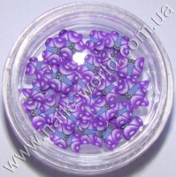 Фимо бабочка Purple (фиолетовая), 50 шт.