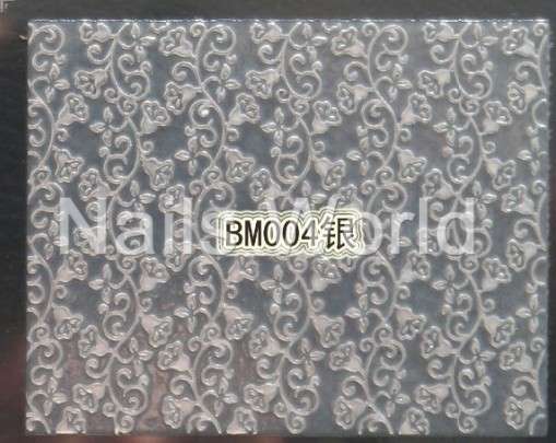 Silver stickers BM-004