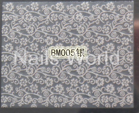 Срібні наклейки BМ-005