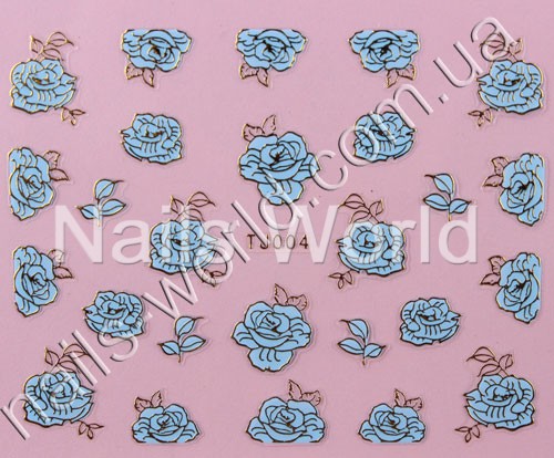 Stickers blue-gold №004