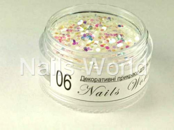 Блестки-бриллиант 1мм, №006 