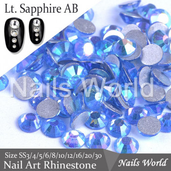 Light Sapphire AB SS5, 100шт 
