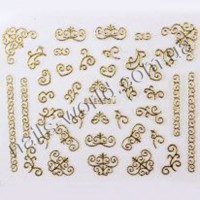 Gold stickers №050